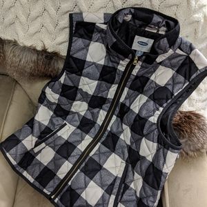 Women's Old Navy  buffalo plaid puffer vest XL 🌲